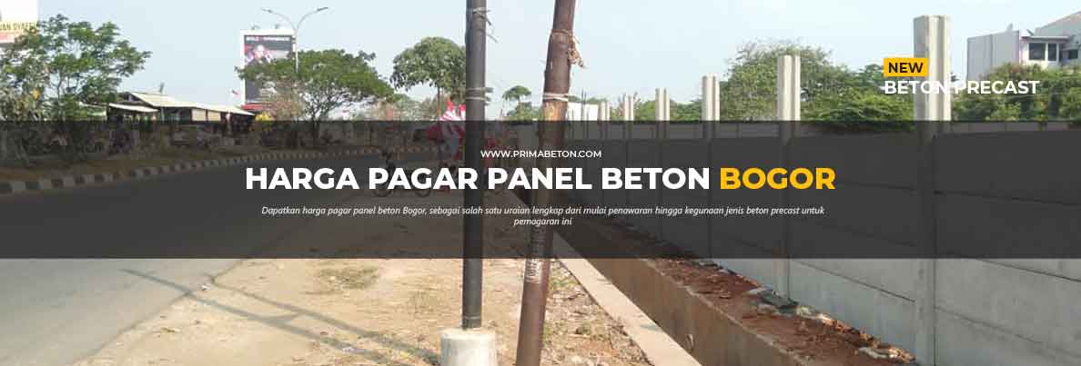Harga Pagar Panel Beton di Bogor
